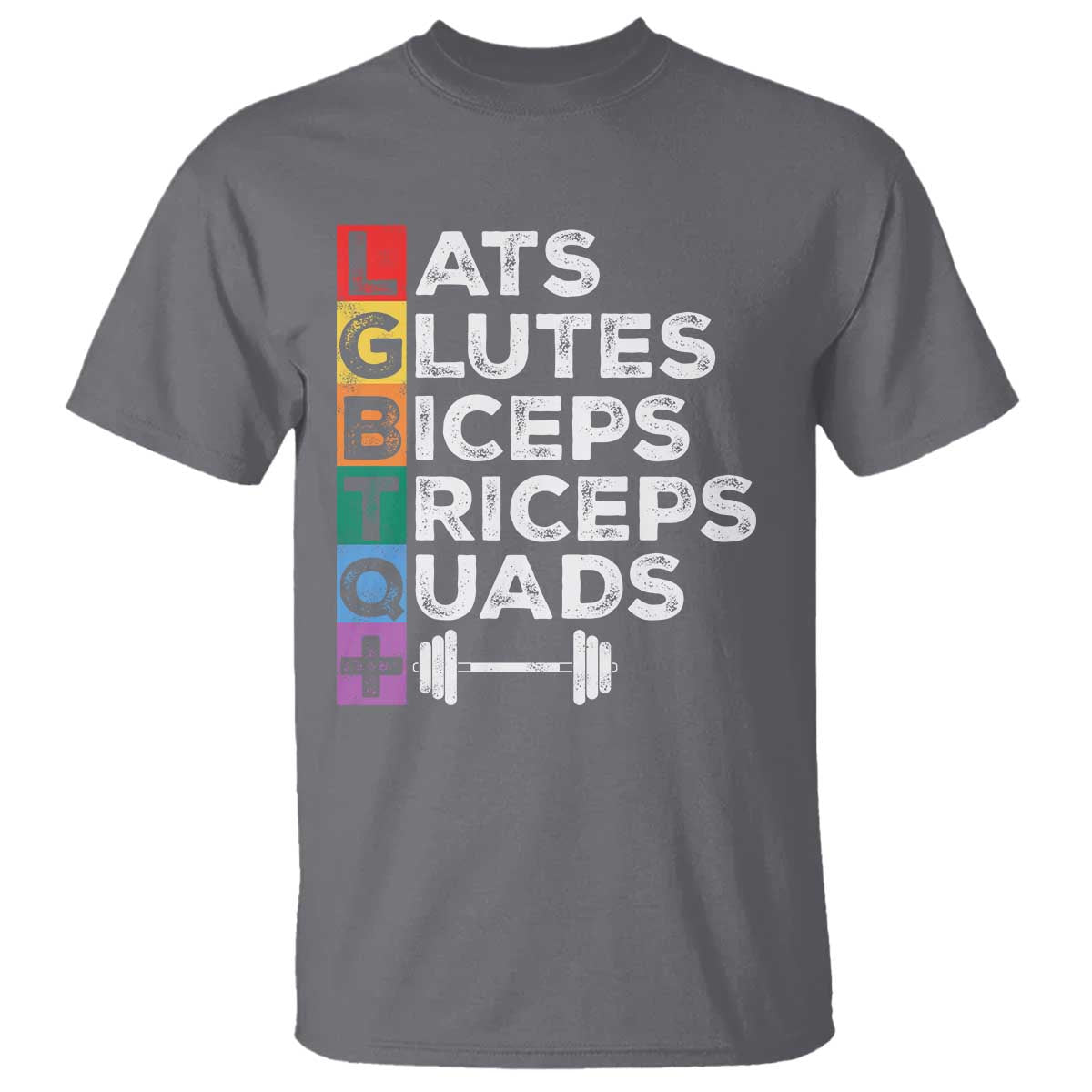 lgbtq-gymer-t-shirt-lats-glutes-biceps-triceps-quads