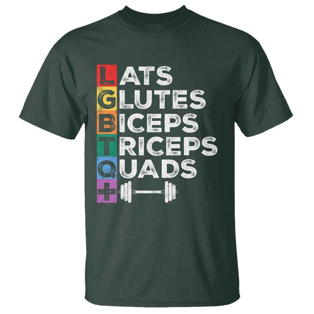 lgbtq-gymer-t-shirt-lats-glutes-biceps-triceps-quads