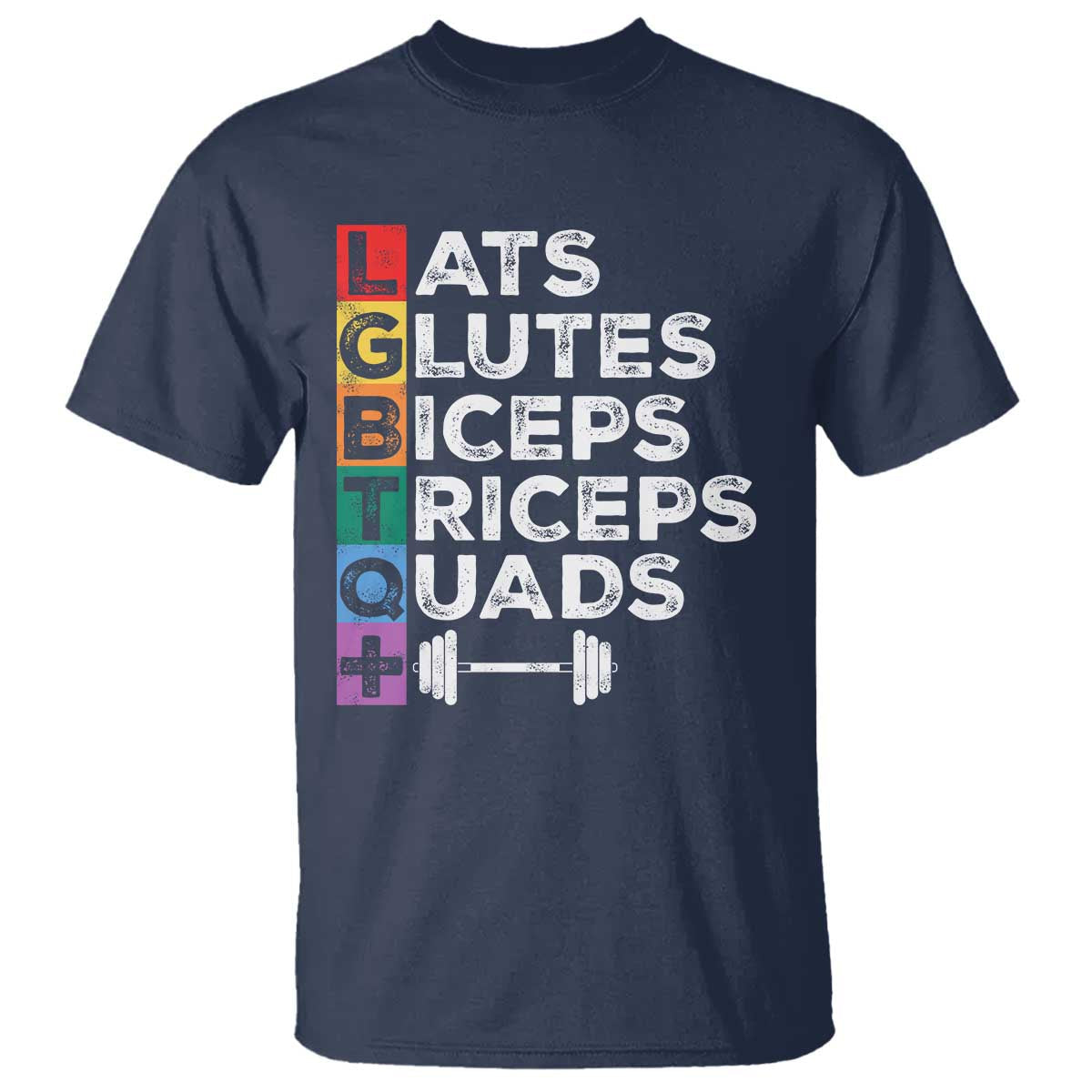 lgbtq-gymer-t-shirt-lats-glutes-biceps-triceps-quads