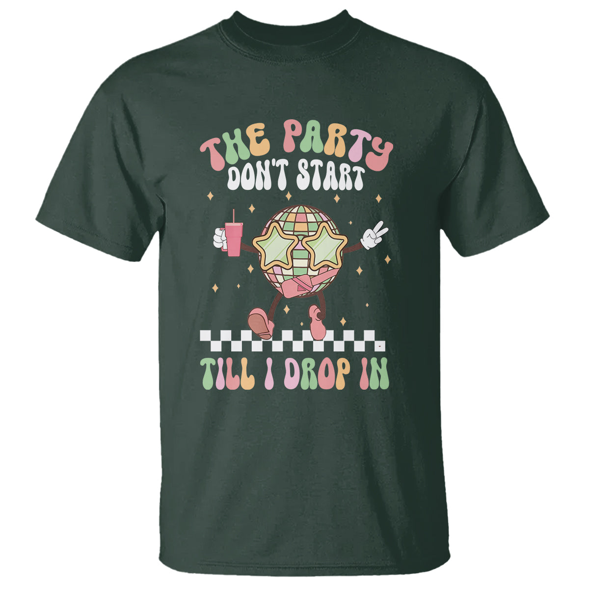 the-party-dont-start-till-i-drop-in-boujee-disco-ball-retro-groovy-t-shirt