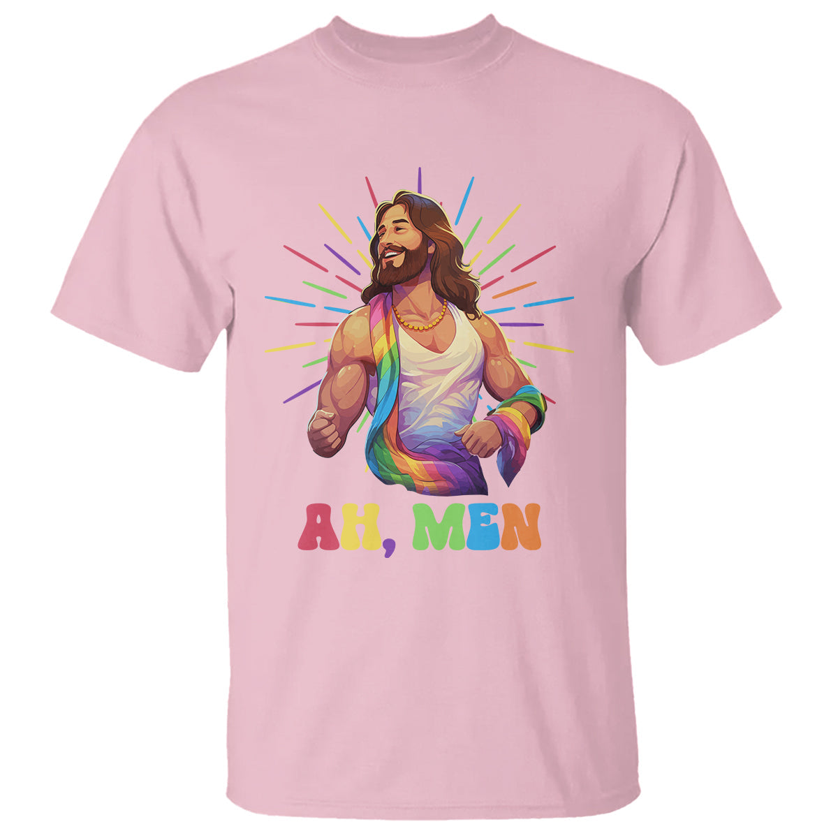 ah-men-funny-lgbt-gay-pride-jesus-rainbow-flag-christian-t-shirt