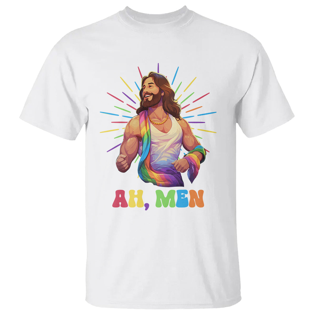 ah-men-funny-lgbt-gay-pride-jesus-rainbow-flag-christian-t-shirt