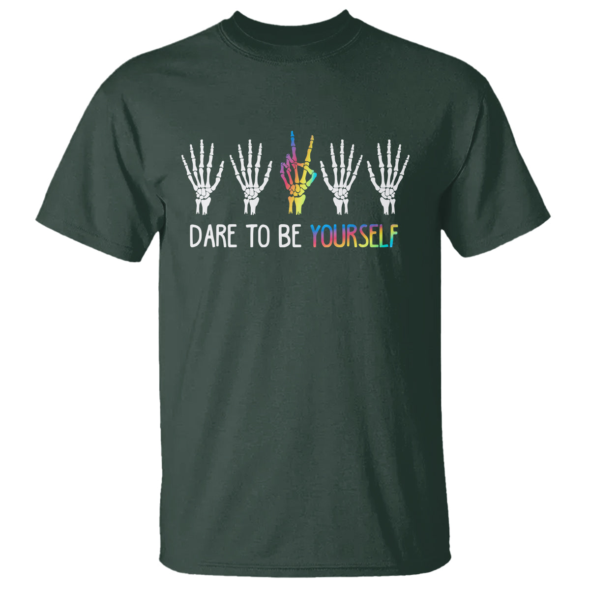 lgbt-pride-t-shirt-dare-to-be-yourself-skeleton-hand-rainbow