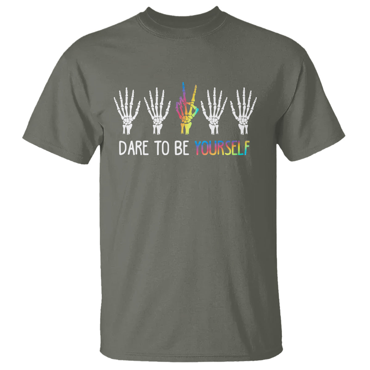 lgbt-pride-t-shirt-dare-to-be-yourself-skeleton-hand-rainbow