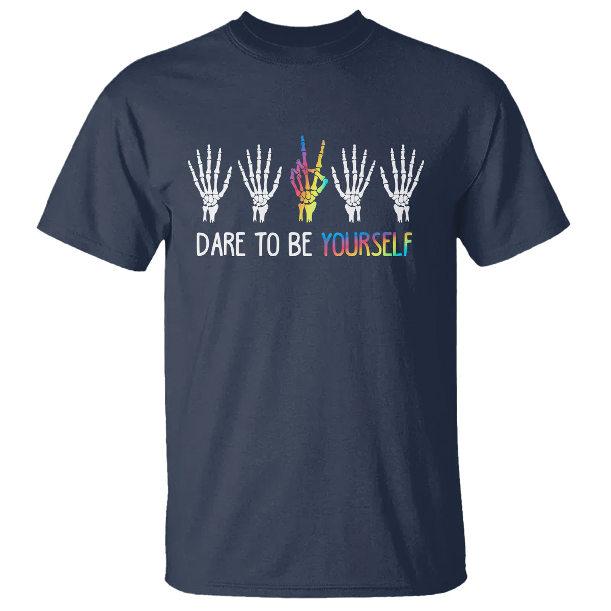 lgbt-pride-t-shirt-dare-to-be-yourself-skeleton-hand-rainbow