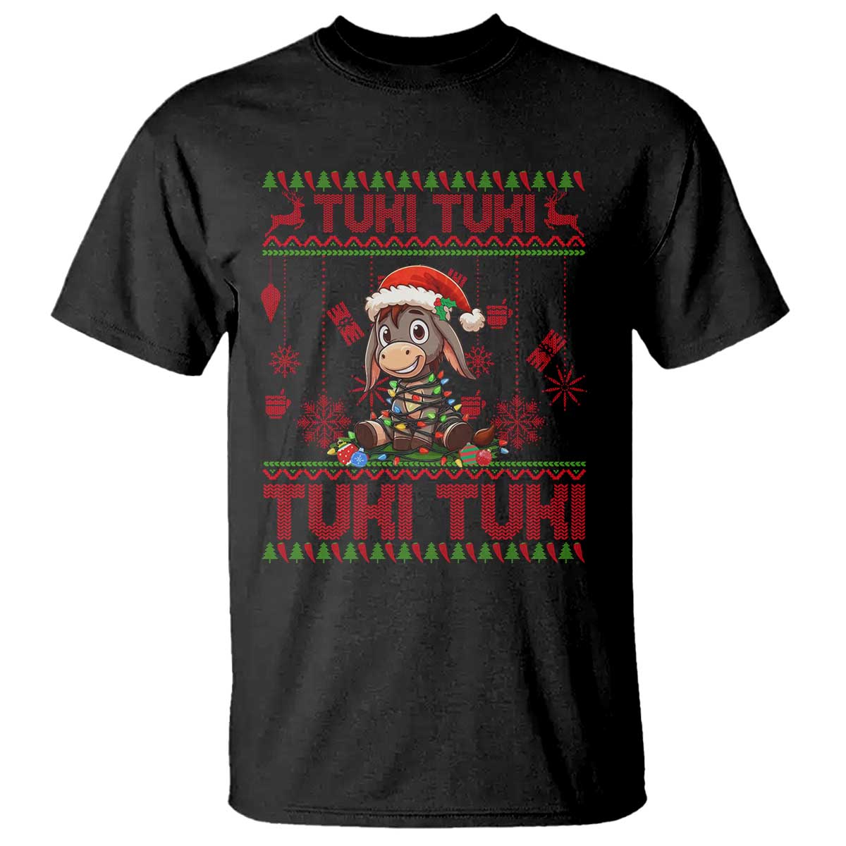 funny-mexico-xmas-t-shirt-tuki-tuki-burrito-cute-donkey-feliz-navidad