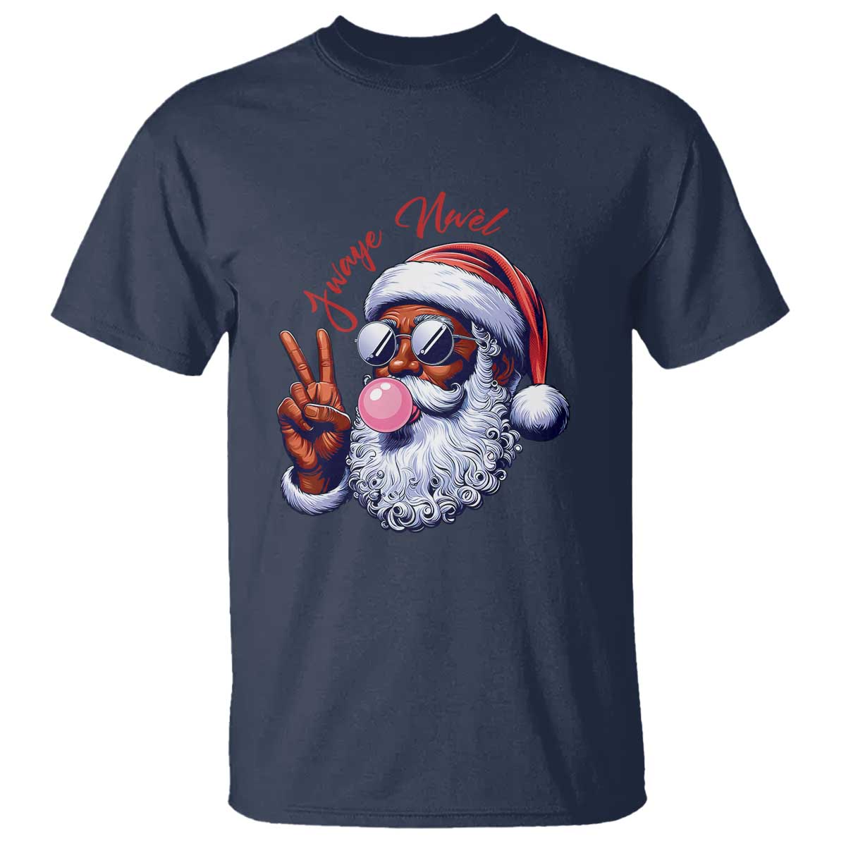 funny-haitian-christmas-t-shirt-jwaye-nwel-creole-cute-black-santa