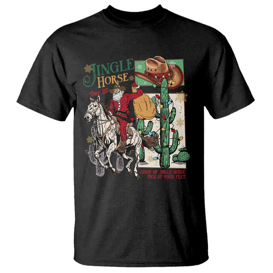 western-christmas-t-shirt-jingle-horse-pick-up-your-feet-cowboy-santa-rider