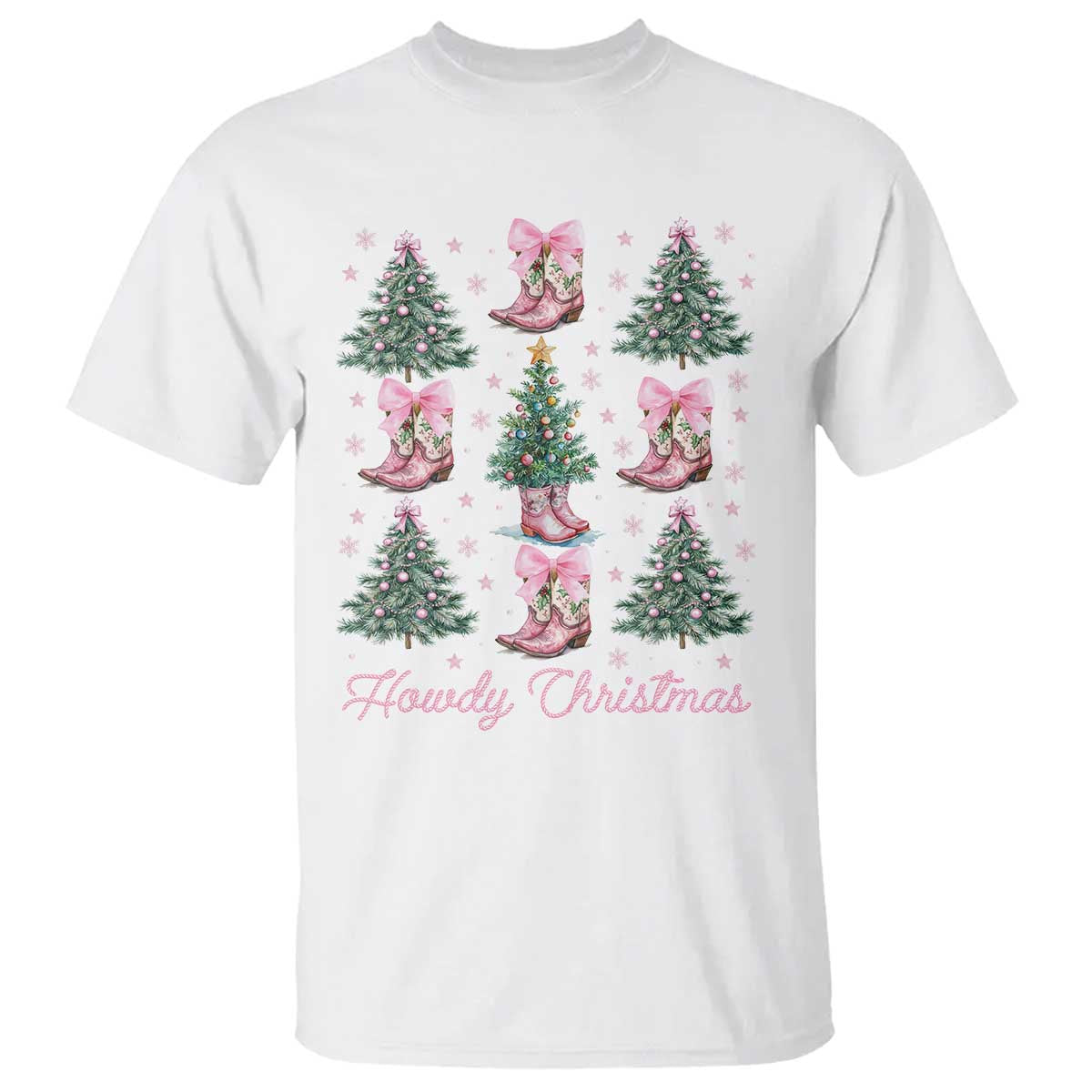 howdy-christmas-t-shirt-coquette-christmas-tree-cowgirl