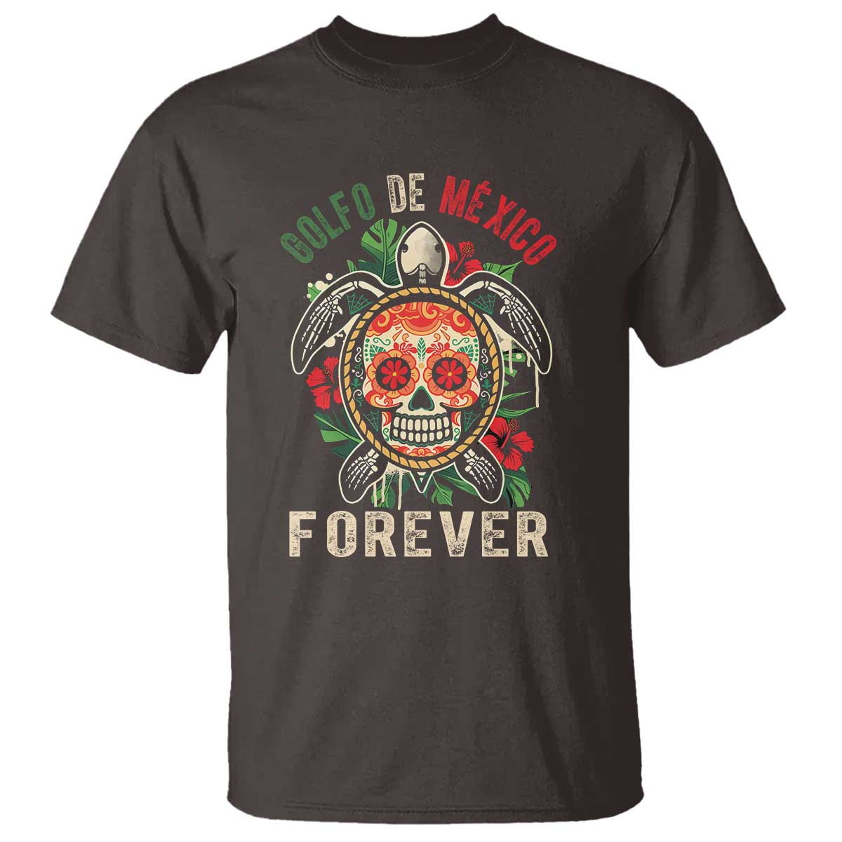 golfo-de-mexico-forever-t-shirt-sea-turtle-mexican-sugar-skull