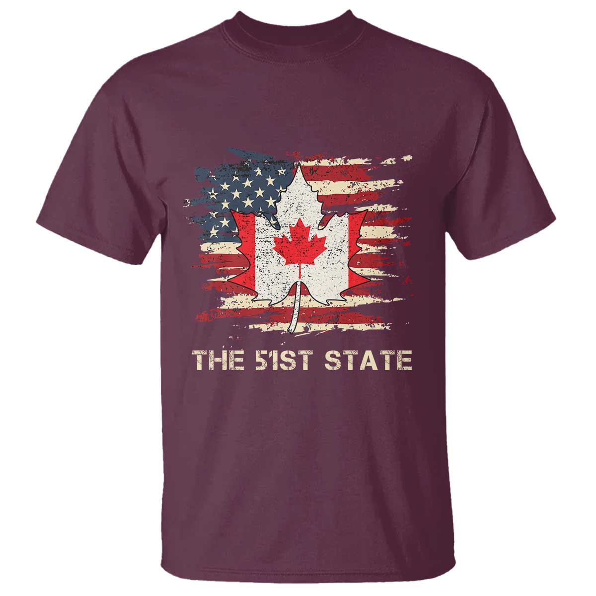 canada-the-51st-state-t-shirt-canadian-maple-american-flag