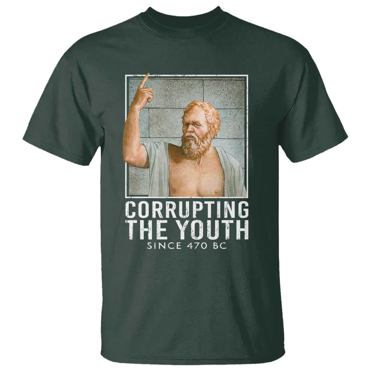 funny-greek-philosophy-socrates-t-shirt-corrupting-the-youth-philosopher