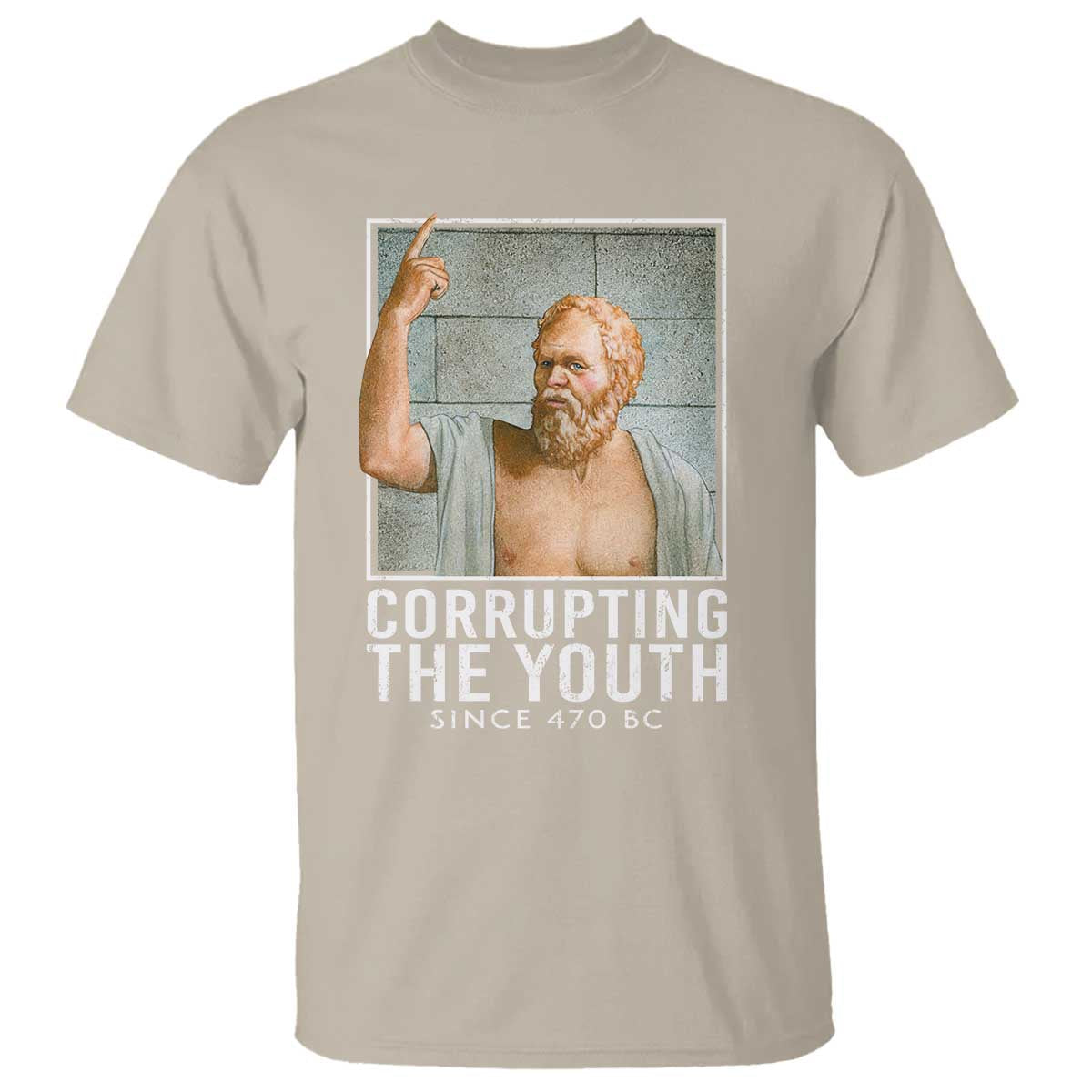 funny-greek-philosophy-socrates-t-shirt-corrupting-the-youth-philosopher