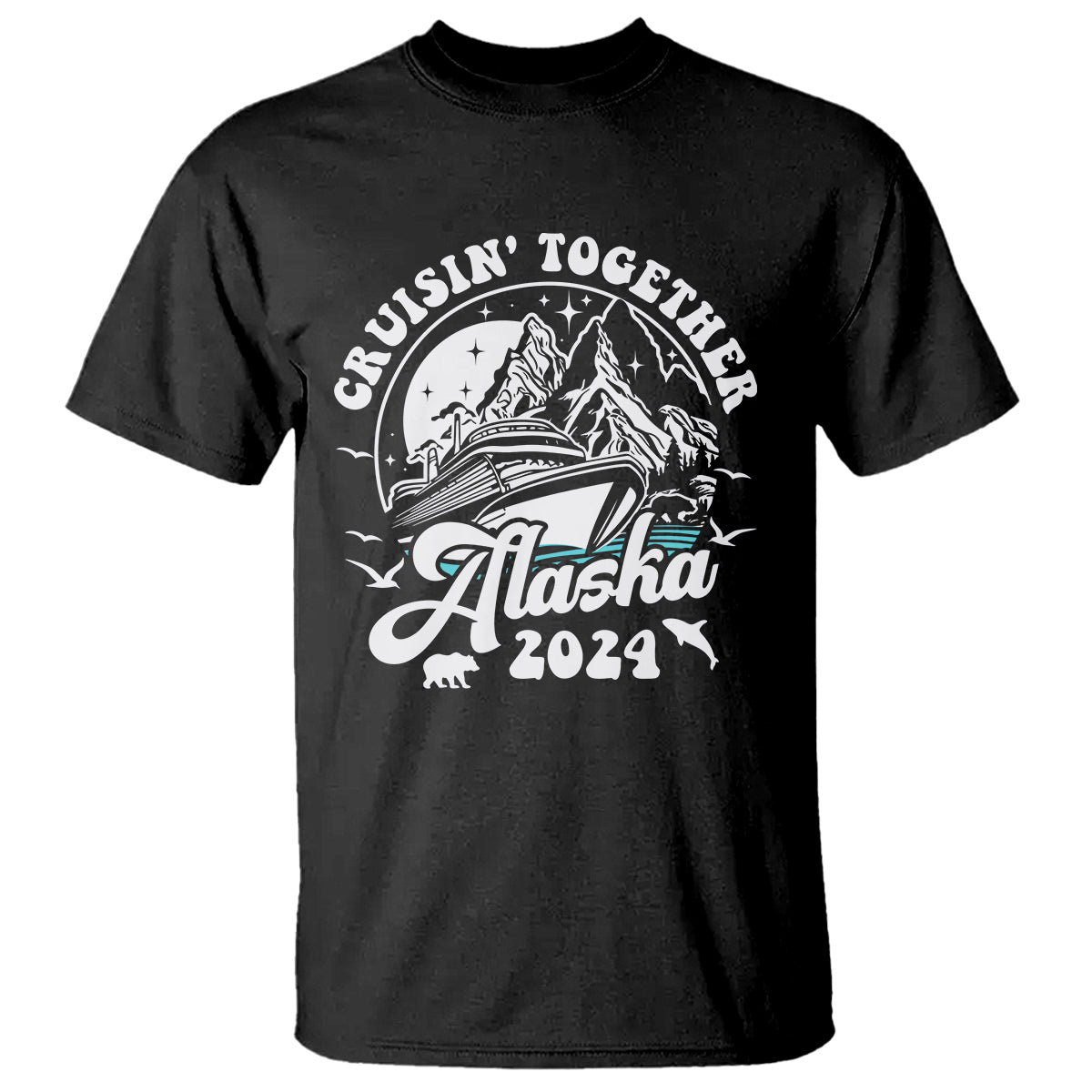 cruisin-together-alaska-2024-cruise-trip-t-shirt