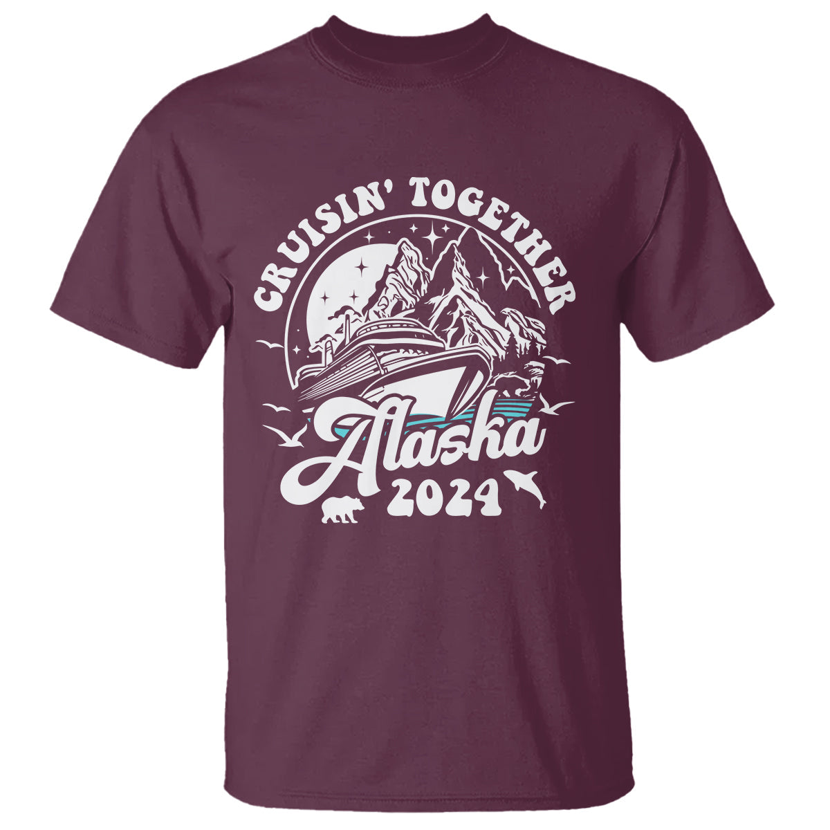 cruisin-together-alaska-2024-cruise-trip-t-shirt