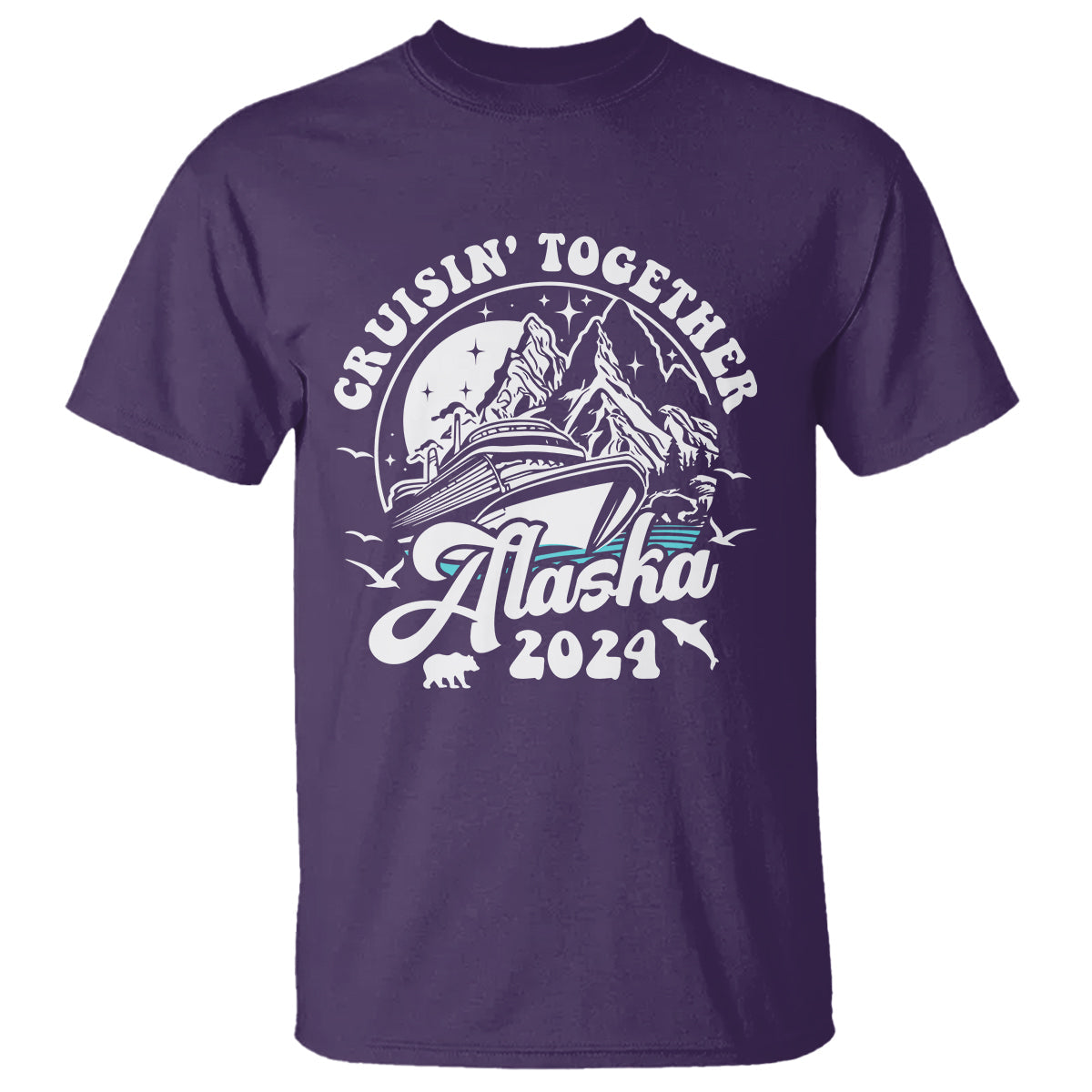 cruisin-together-alaska-2024-cruise-trip-t-shirt