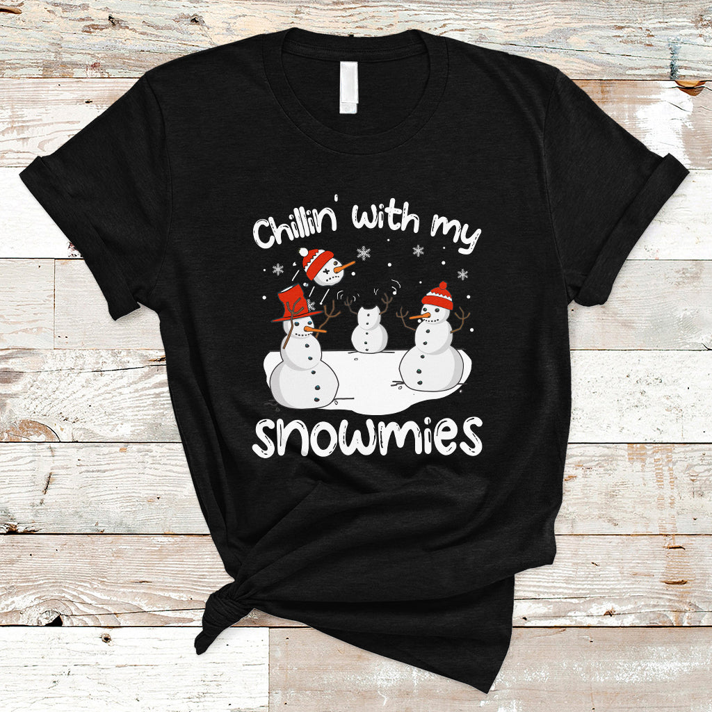 christmas-t-shirt-chillin-with-my-snowmies-funny-snowman-friendship