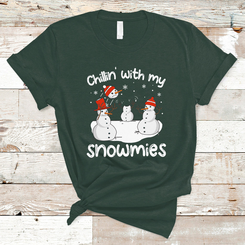 christmas-t-shirt-chillin-with-my-snowmies-funny-snowman-friendship