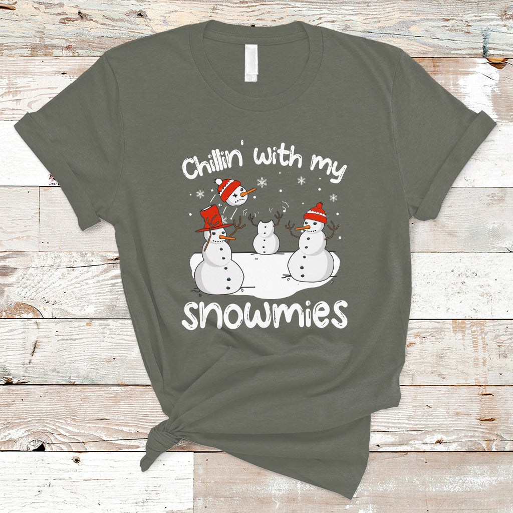 christmas-t-shirt-chillin-with-my-snowmies-funny-snowman-friendship