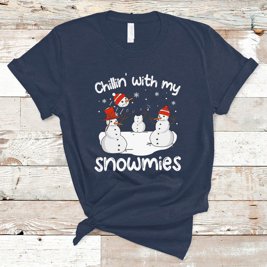 christmas-t-shirt-chillin-with-my-snowmies-funny-snowman-friendship