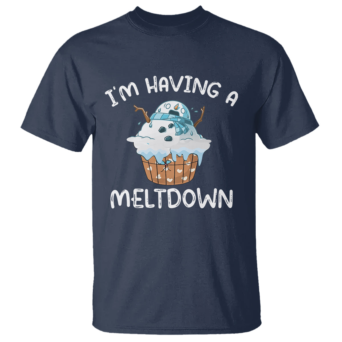 christmas-t-shirt-im-having-a-meltdown-snowman-xmas-melting-snow-icecream