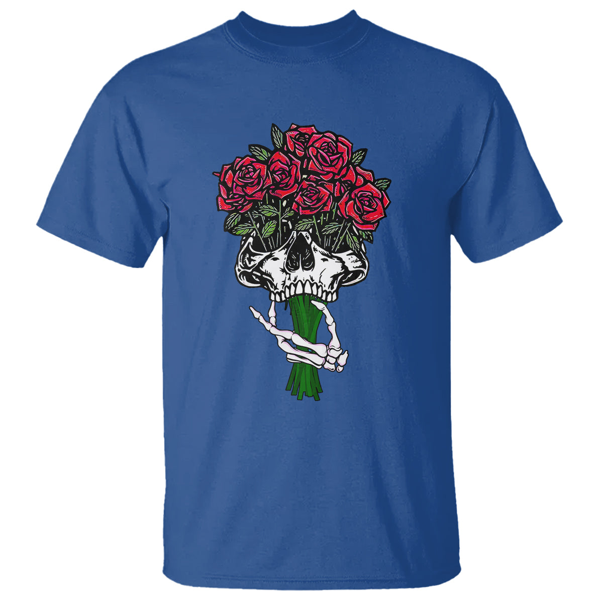 skeleton-hand-red-rose-flowers-skull-t-shirt