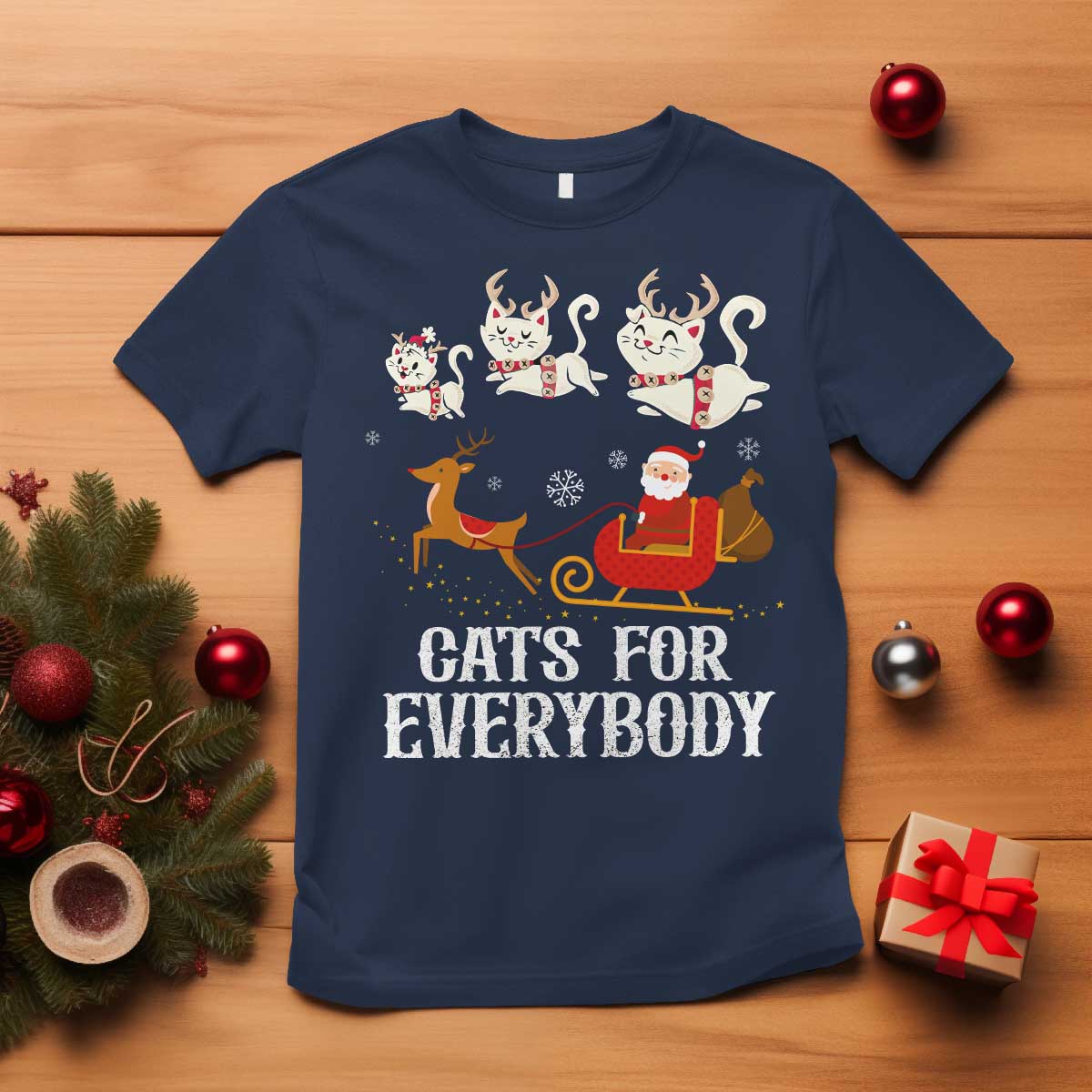 christmas-t-shirt-cats-for-everybody-santa-cat-reindeer-xmas
