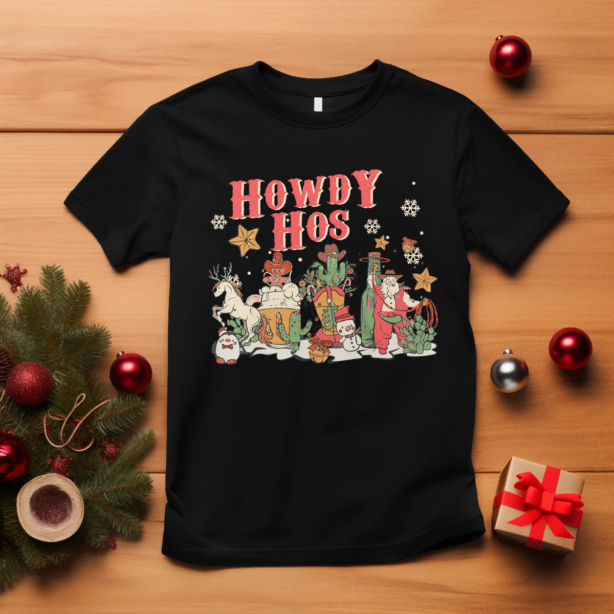 howdy-hos-cowboy-vintage-western-christmas-t-shirt