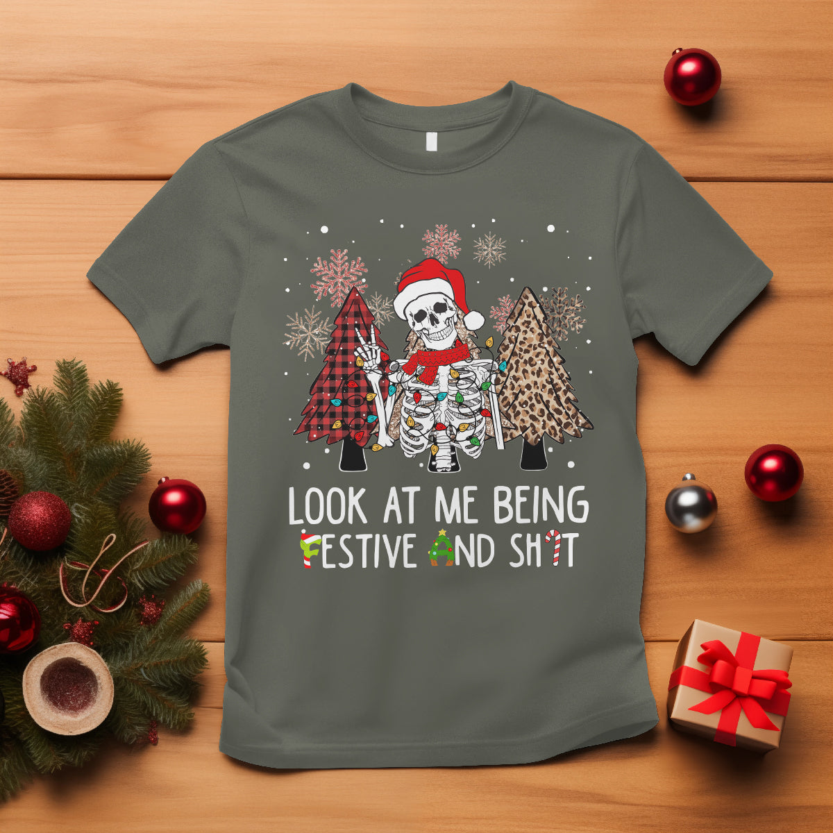 christmas-t-shirt-skeleton-look-at-me-being-festival-and-shit-leopard-xmas-tree