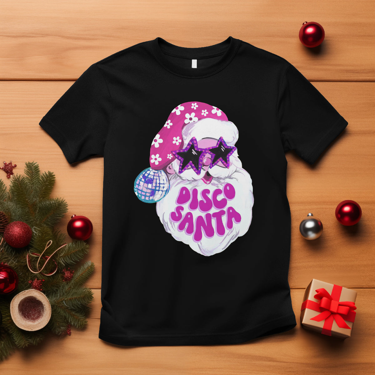 funny-pink-santa-retro-groovy-funky-disco-christmas-cool-sunglass-t-shirt