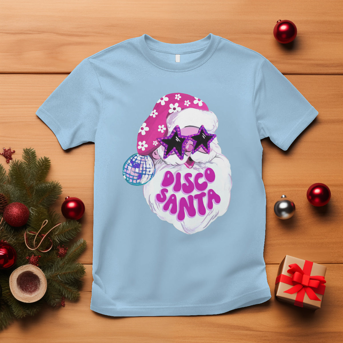 funny-pink-santa-retro-groovy-funky-disco-christmas-cool-sunglass-t-shirt