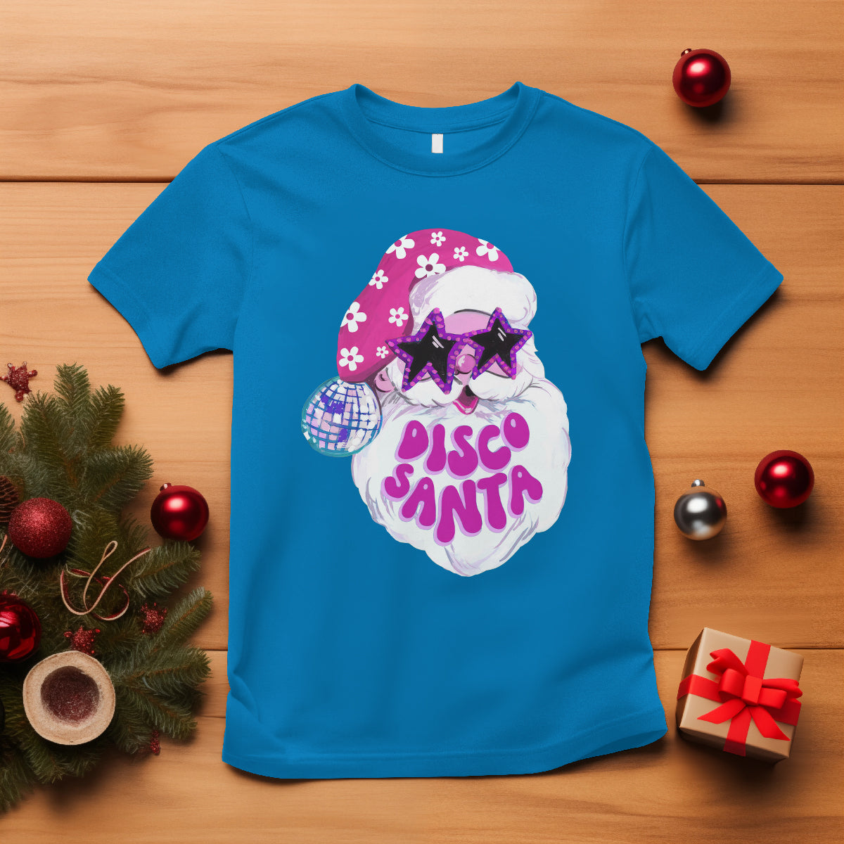 funny-pink-santa-retro-groovy-funky-disco-christmas-cool-sunglass-t-shirt