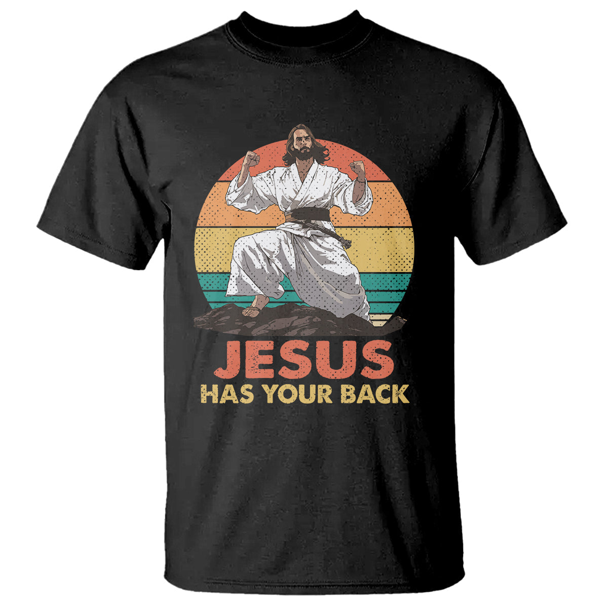 jesus-has-your-back-jitsu-retro-christian-t-shirt