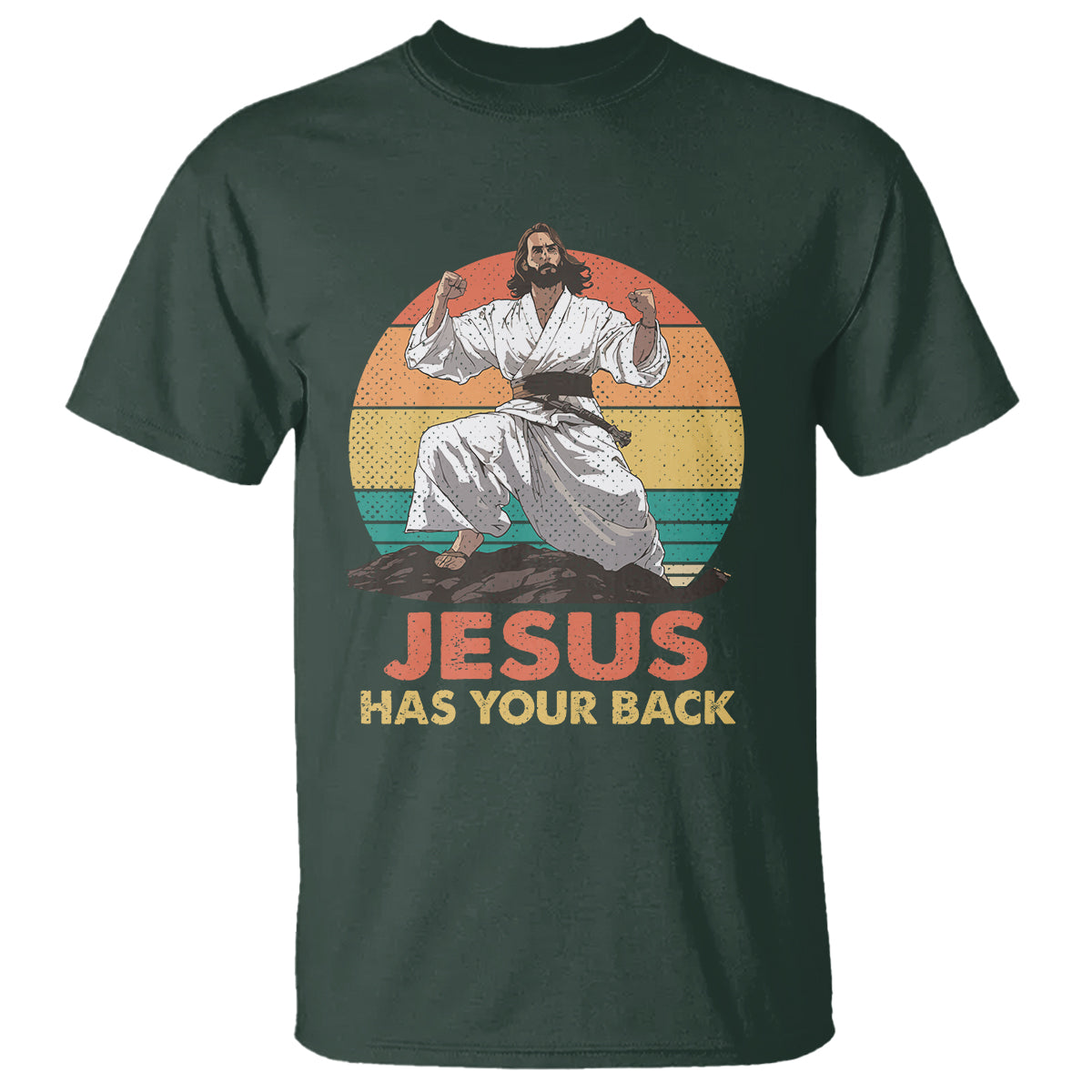 jesus-has-your-back-jitsu-retro-christian-t-shirt