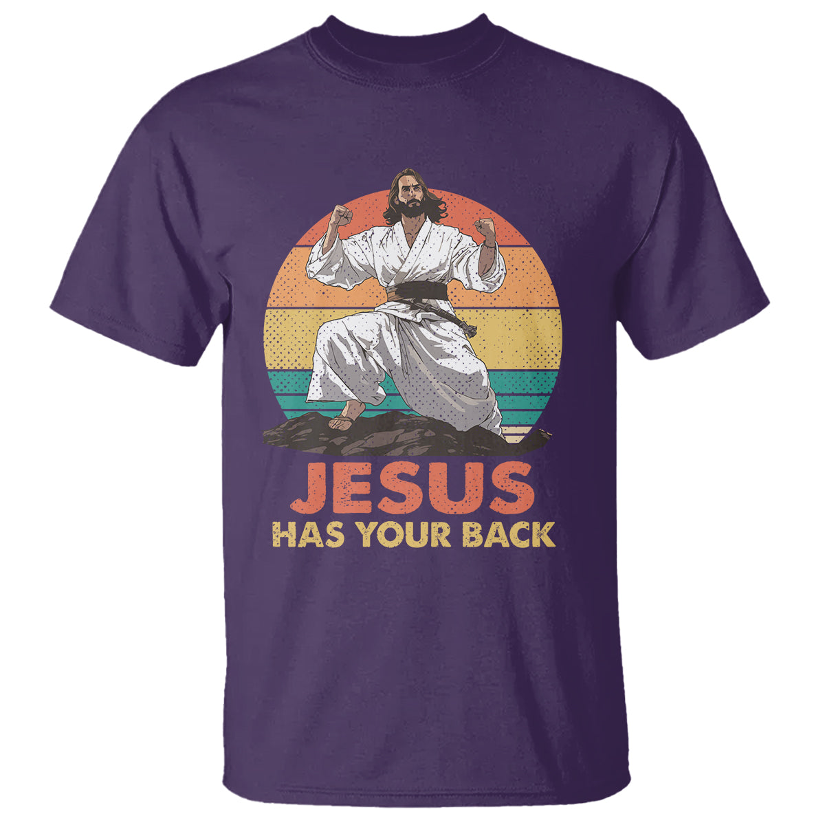 jesus-has-your-back-jitsu-retro-christian-t-shirt