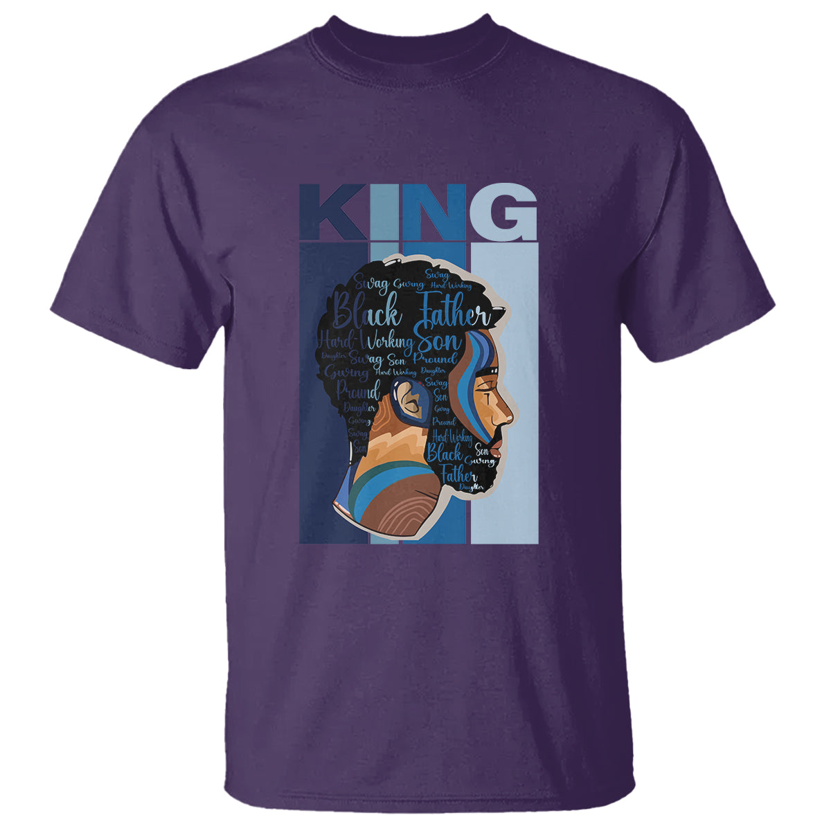 black-history-king-father-melanin-african-american-dad-t-shirt