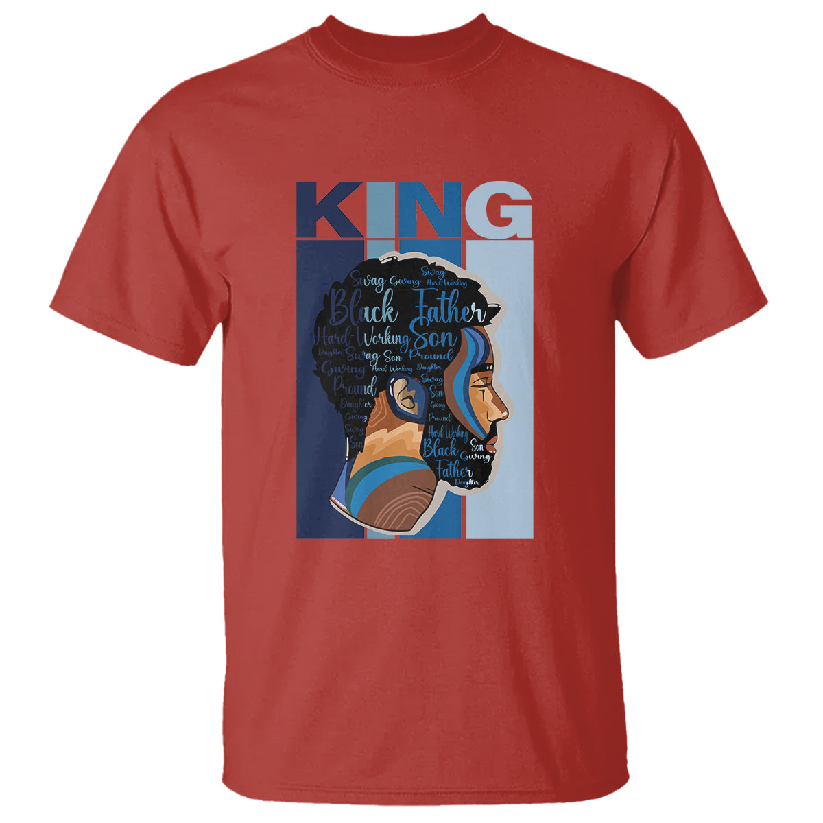 black-history-king-father-melanin-african-american-dad-t-shirt