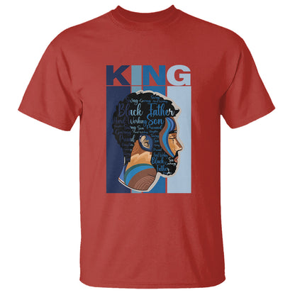 black-history-king-father-melanin-african-american-dad-t-shirt