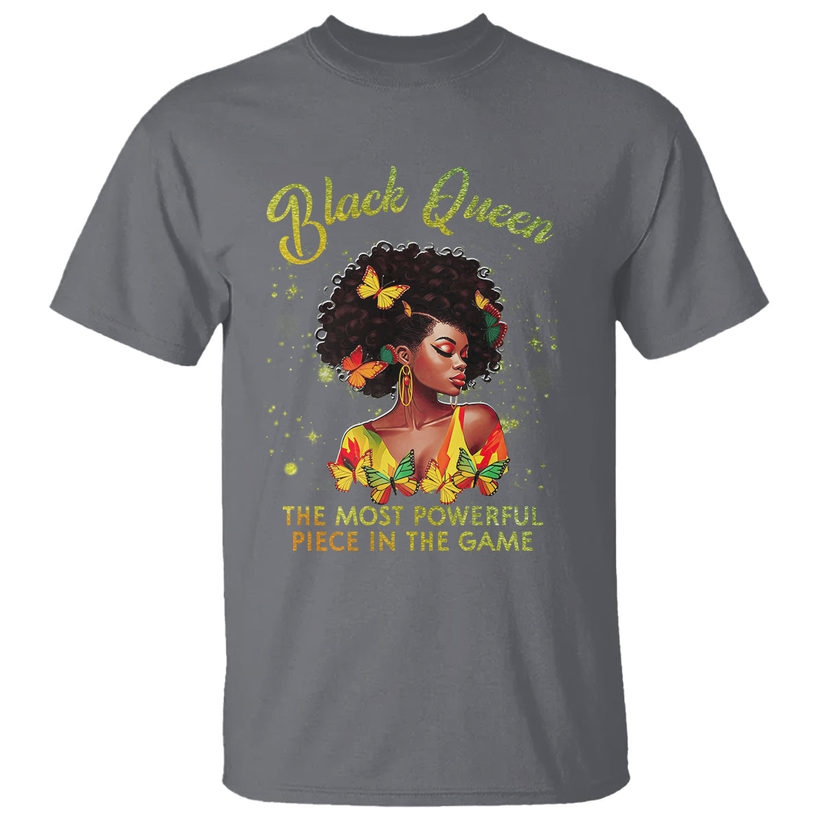 black-queen-the-most-powerful-piece-in-the-game-melanin-girl-butterfly-t-shirt