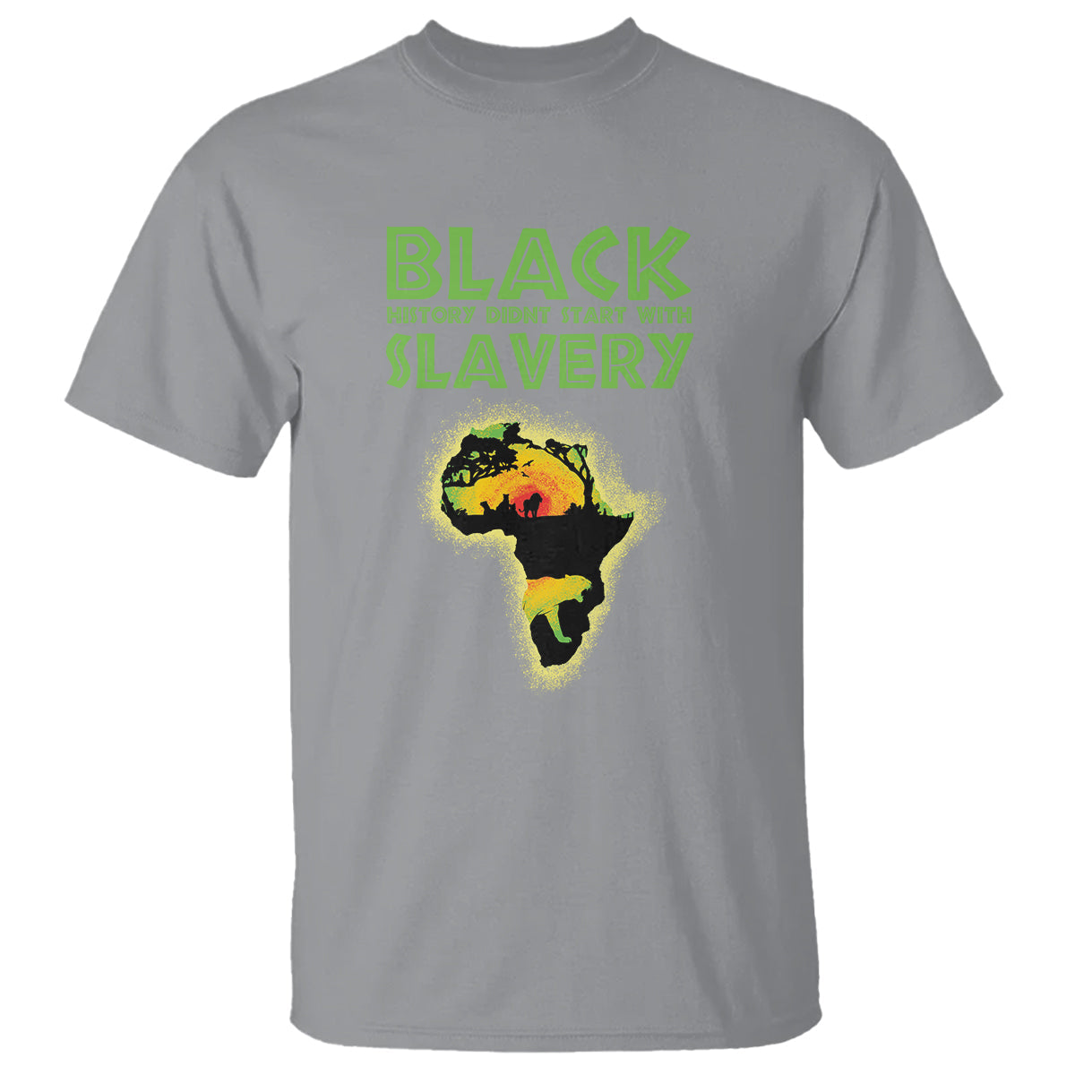 black-history-didnt-start-with-slavery-t-shirt
