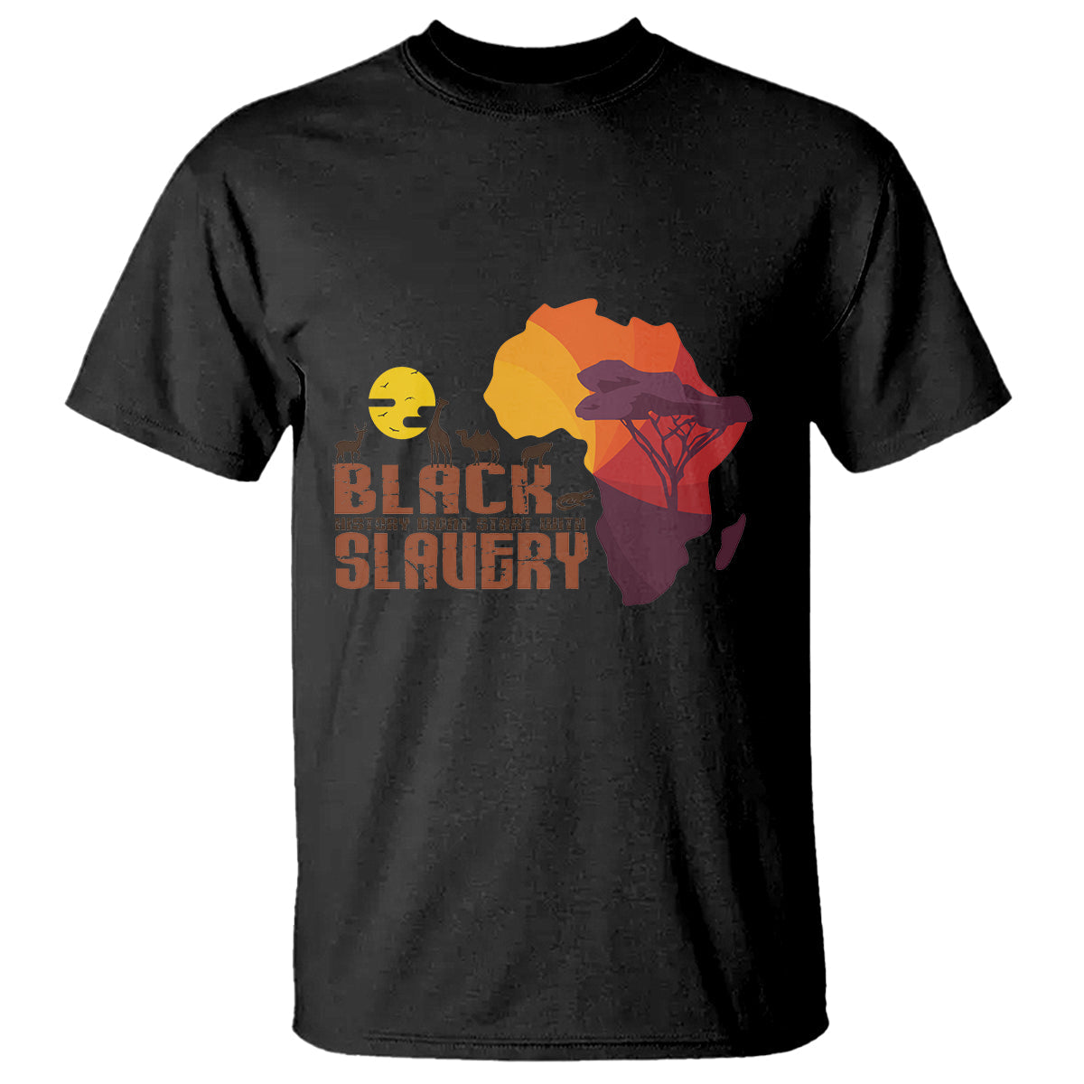 black-history-didnt-start-with-slavery-t-shirt-1