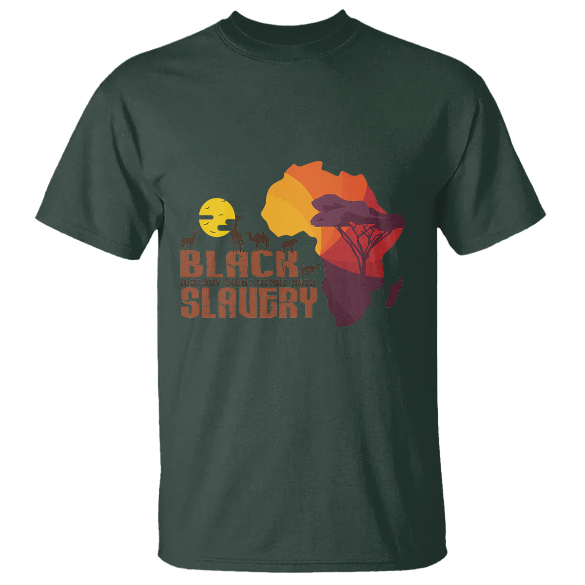 black-history-didnt-start-with-slavery-t-shirt-1