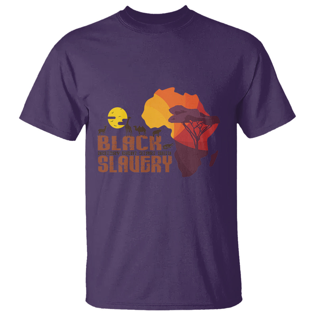 black-history-didnt-start-with-slavery-t-shirt-1