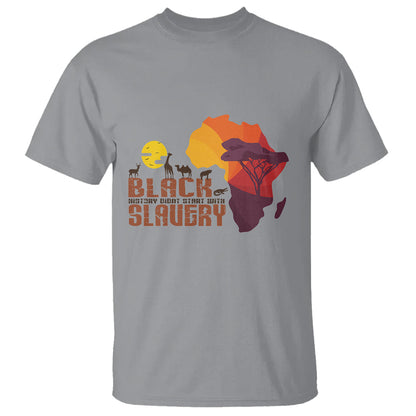 black-history-didnt-start-with-slavery-t-shirt-1