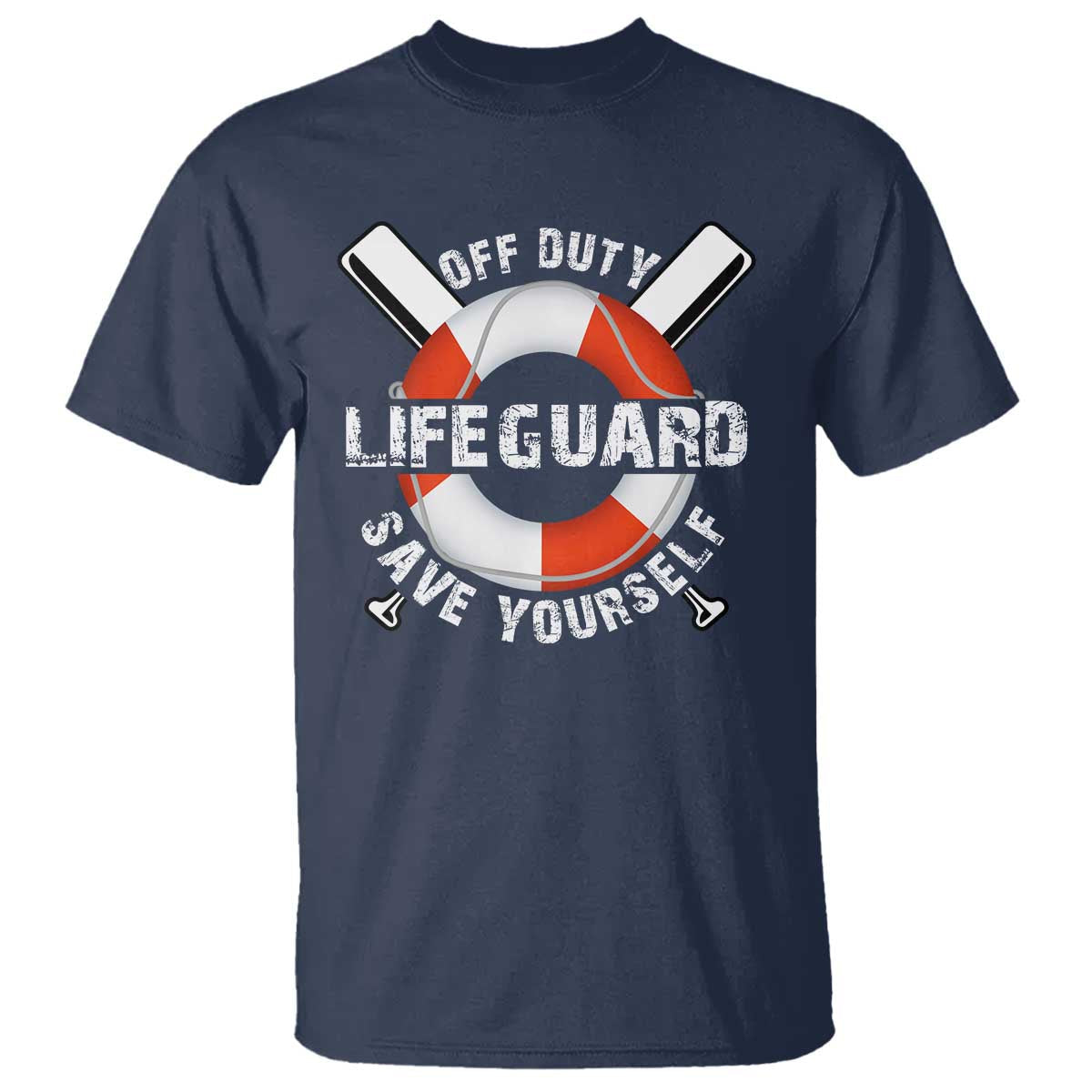 funny-off-duty-lifeguard-t-shirt-save-yourself-swimming-pool