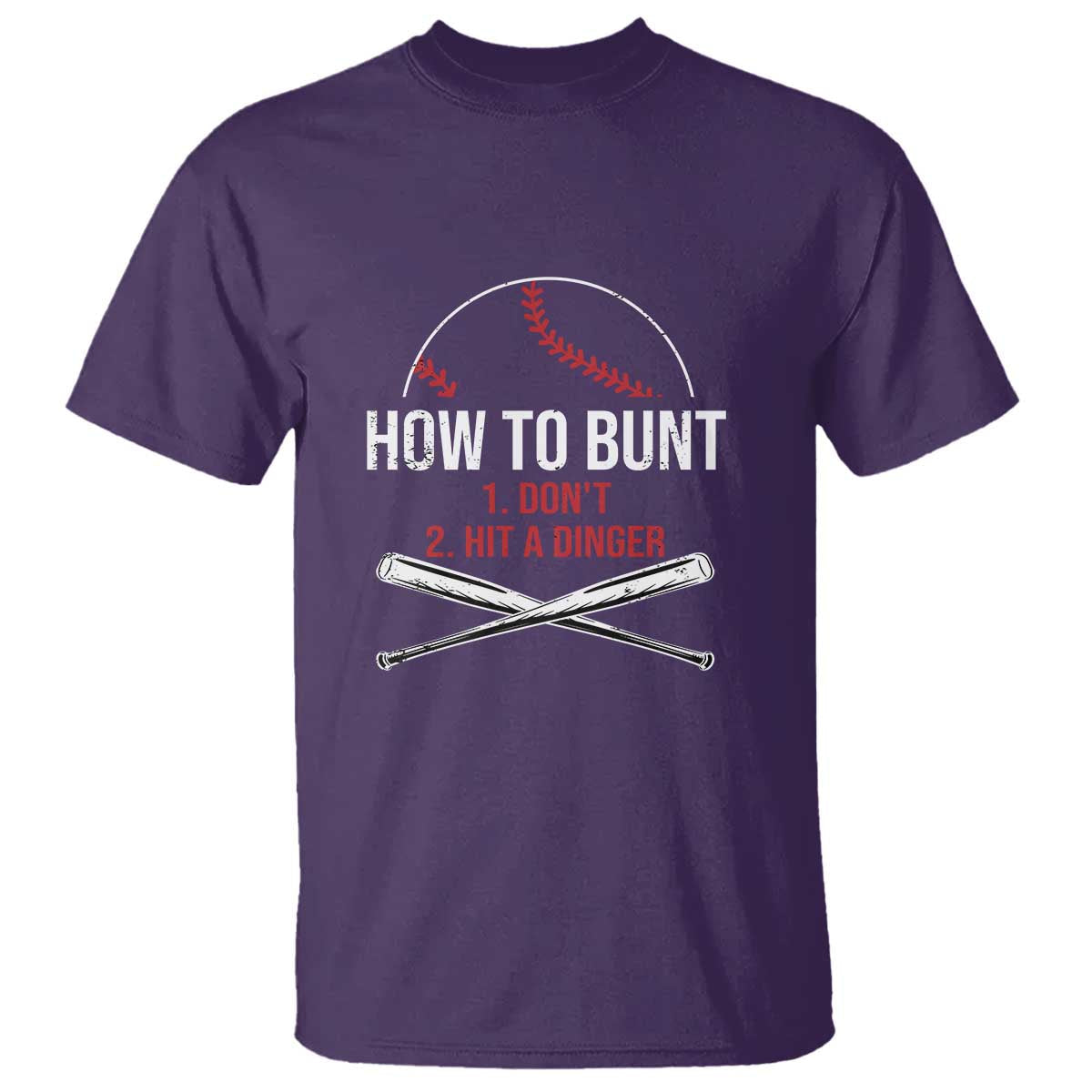 funny-baseball-t-shirt-how-to-bunt-dont-hit-a-dinger