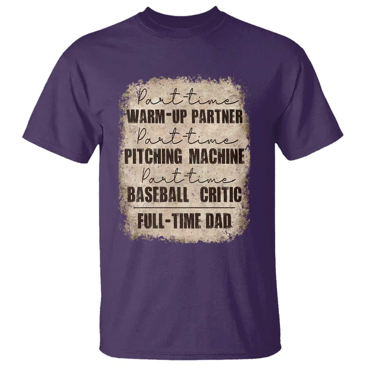funny-part-time-warm-up-partner-pitching-baseball-full-time-dad-t-shirt