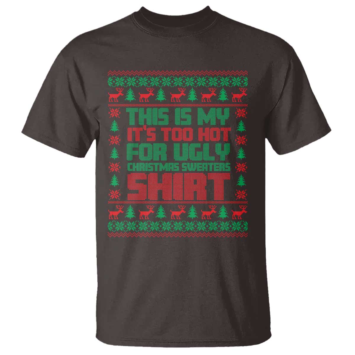 funny-christmas-t-shirt-too-hot-for-ugly-sweaters