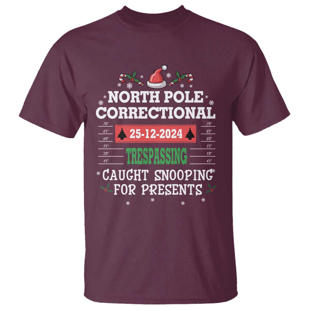 funny-christmas-family-matching-t-shirt-north-pole-correctional-trespassing