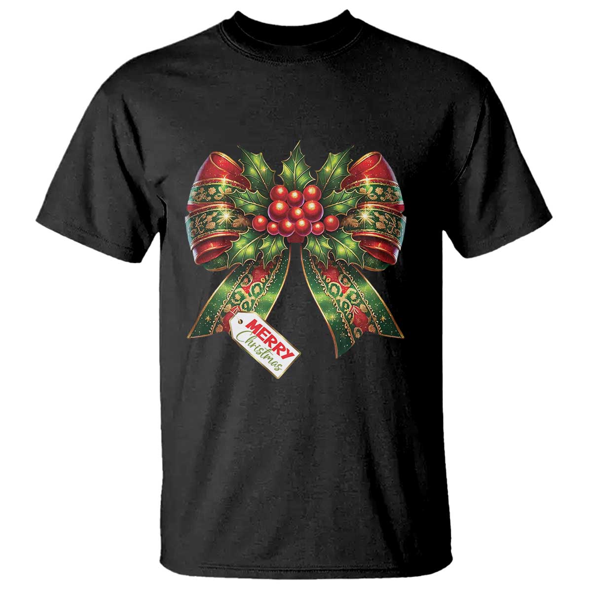 funny-christmas-bow-present-costume-t-shirt